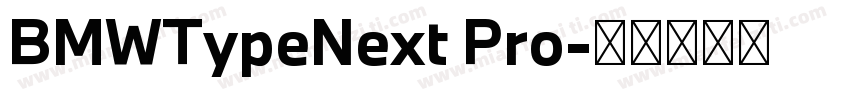 BMWTypeNext Pro字体转换